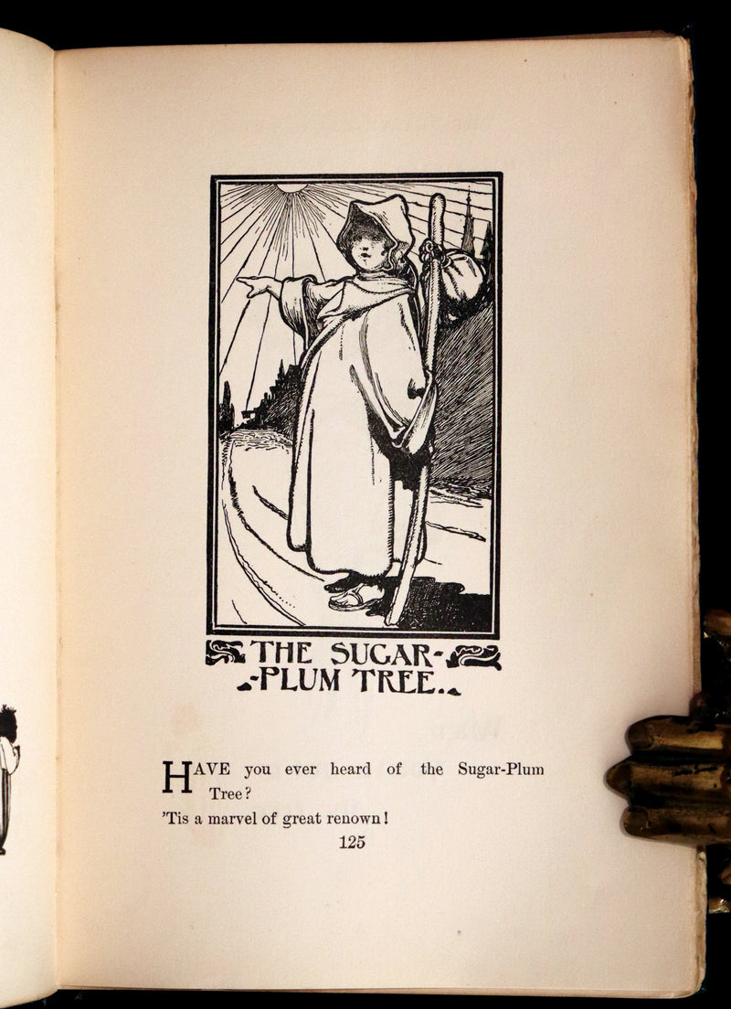 1897 Rare First Edition - Lullaby-Land. Songs of Childhood by Eugene Field Illustrated by Charles Robinson.