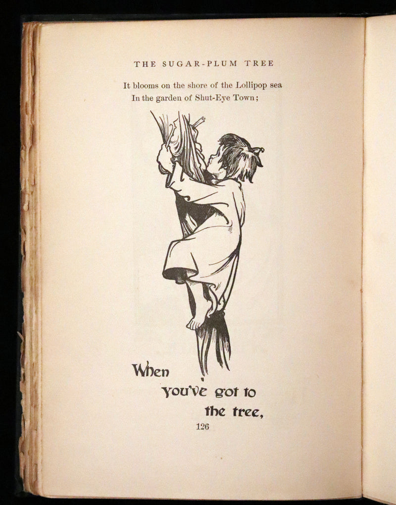 1897 Rare First Edition - Lullaby-Land. Songs of Childhood by Eugene Field Illustrated by Charles Robinson.