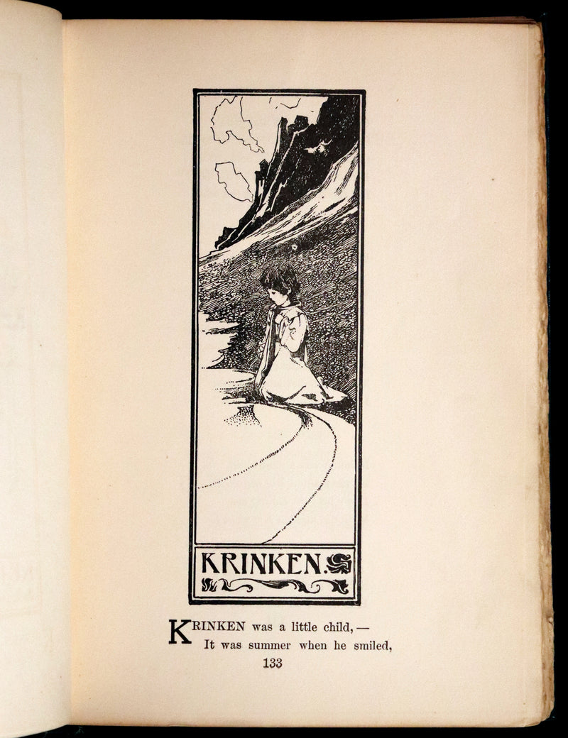 1897 Rare First Edition - Lullaby-Land. Songs of Childhood by Eugene Field Illustrated by Charles Robinson.