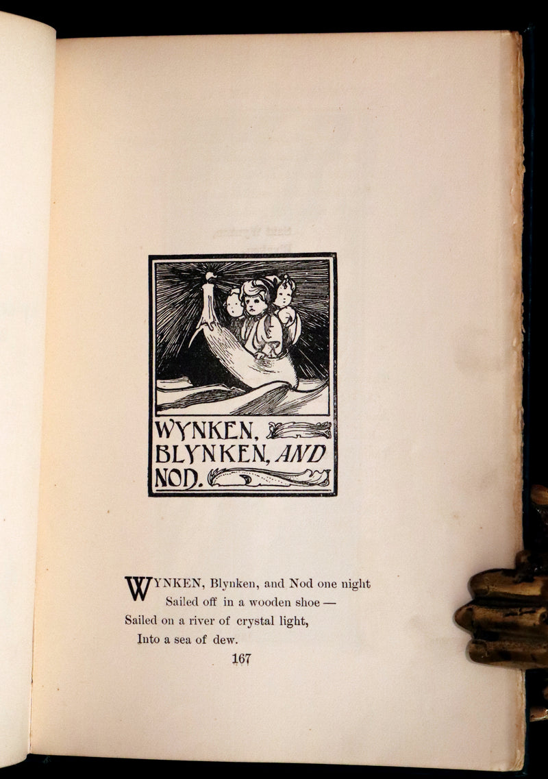 1897 Rare First Edition - Lullaby-Land. Songs of Childhood by Eugene Field Illustrated by Charles Robinson.