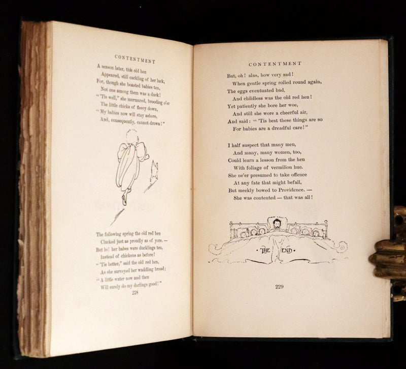 1897 Rare First Edition - Lullaby-Land. Songs of Childhood by Eugene Field Illustrated by Charles Robinson.