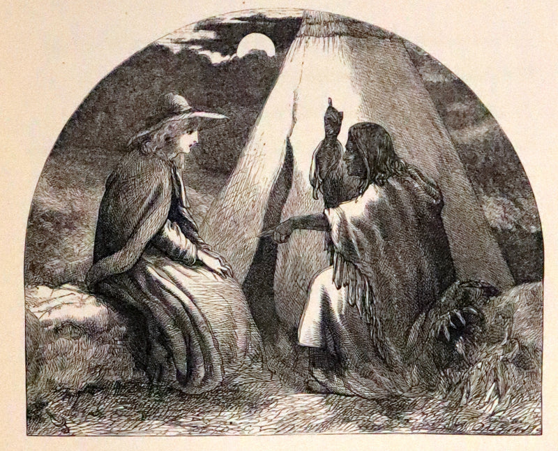 1856 Rare Victorian Book - EVANGELINE A tale of Acadie by Henry Wadsworth Longfellow. Illustrated.