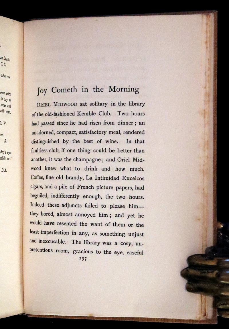 1906 Scarce First Edition - Stories of Strange Women by J.Y.F. Cooke.