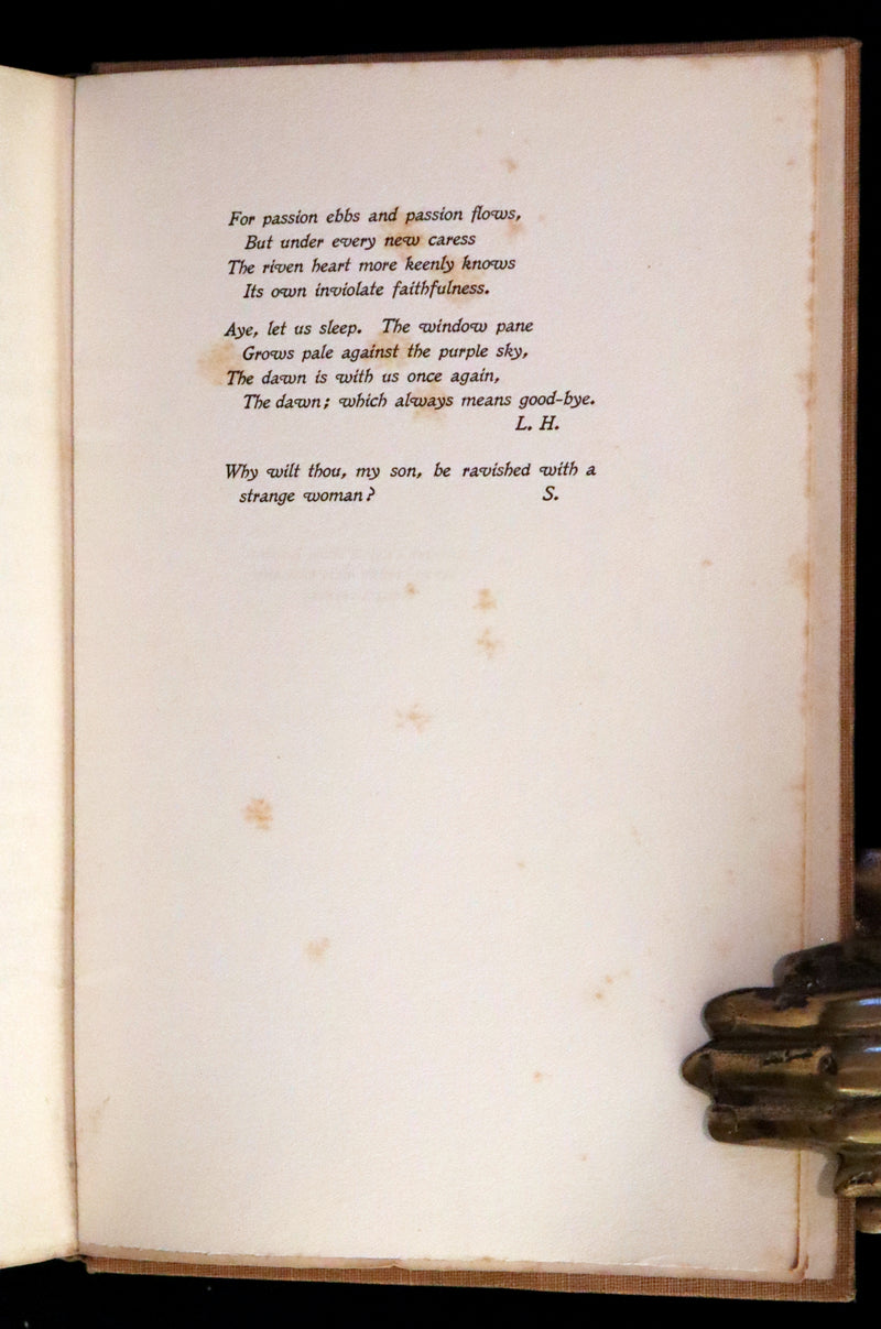 1906 Scarce First Edition - Stories of Strange Women by J.Y.F. Cooke.