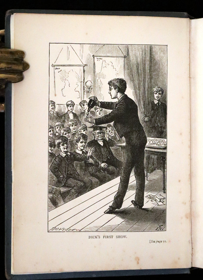 1885 Scarce First Edition - CONJURER Dick or, The Adventures of a Young WIZARD by Professor Hoffmann.