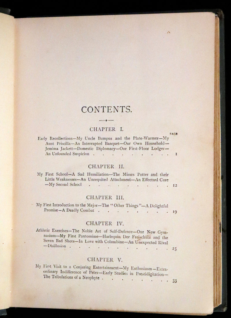 1885 Scarce First Edition - CONJURER Dick or, The Adventures of a Young WIZARD by Professor Hoffmann.
