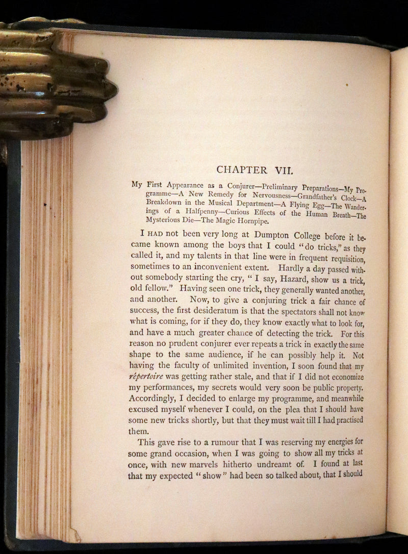 1885 Scarce First Edition - CONJURER Dick or, The Adventures of a Young WIZARD by Professor Hoffmann.