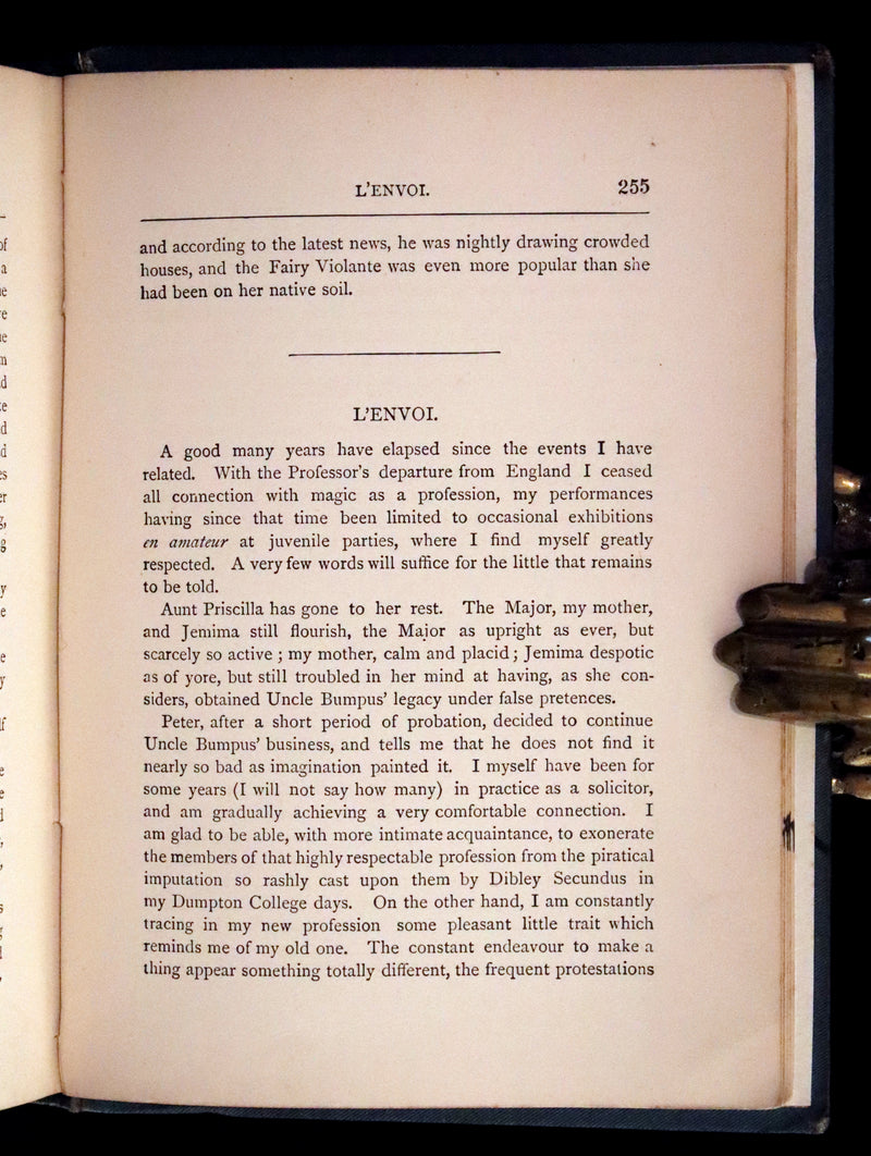 1885 Scarce First Edition - CONJURER Dick or, The Adventures of a Young WIZARD by Professor Hoffmann.