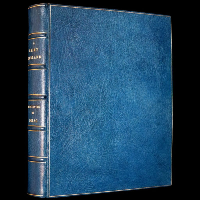 1928 Rare First Limited Signed Edition bound in Morocco - A Fairy Garland Being Fairy Tales from the Old French by Edmund Dulac.
