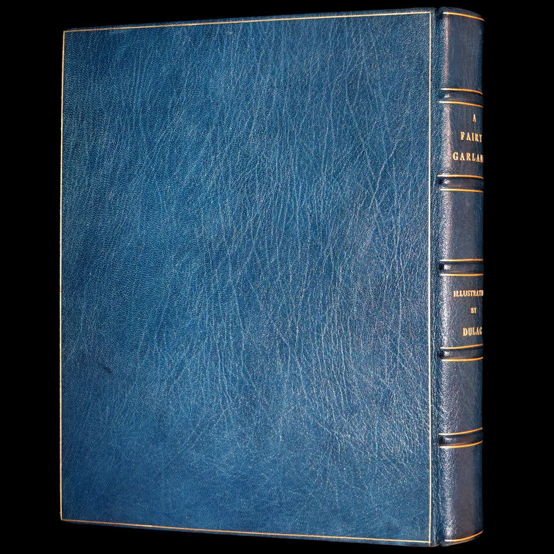 1928 Rare First Limited Signed Edition bound in Morocco - A Fairy Garland Being Fairy Tales from the Old French by Edmund Dulac.