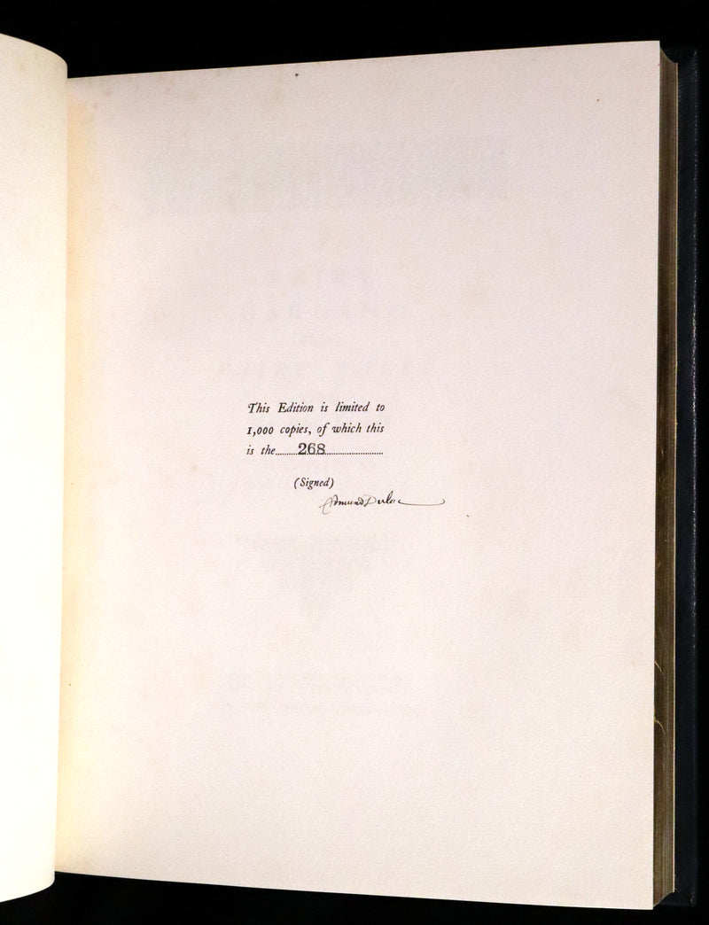 1928 Rare First Limited Signed Edition bound in Morocco - A Fairy Garland Being Fairy Tales from the Old French by Edmund Dulac.