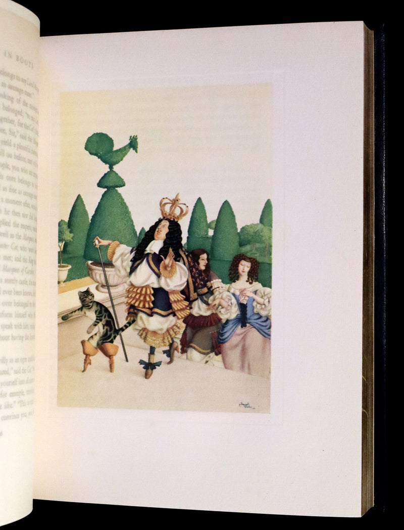 1928 Rare First Limited Signed Edition bound in Morocco - A Fairy Garland Being Fairy Tales from the Old French by Edmund Dulac.