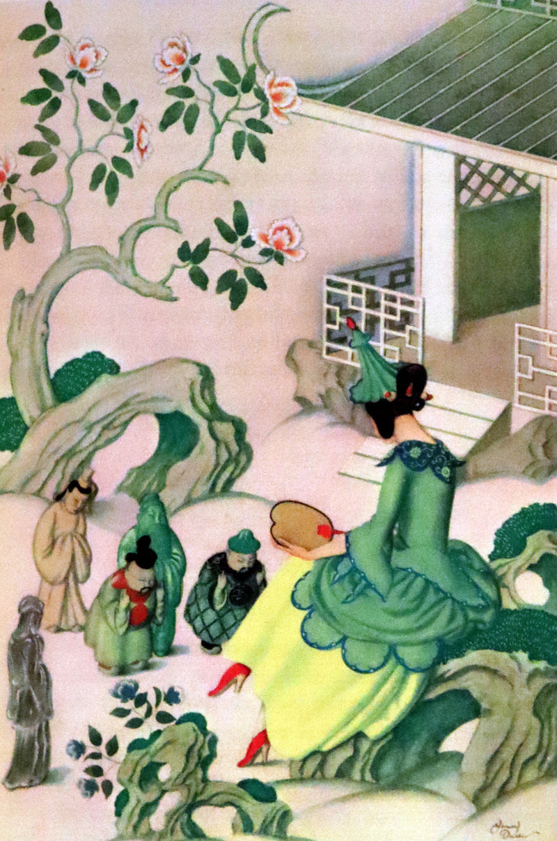 1928 Rare First Limited Signed Edition bound in Morocco - A Fairy Garland Being Fairy Tales from the Old French by Edmund Dulac.