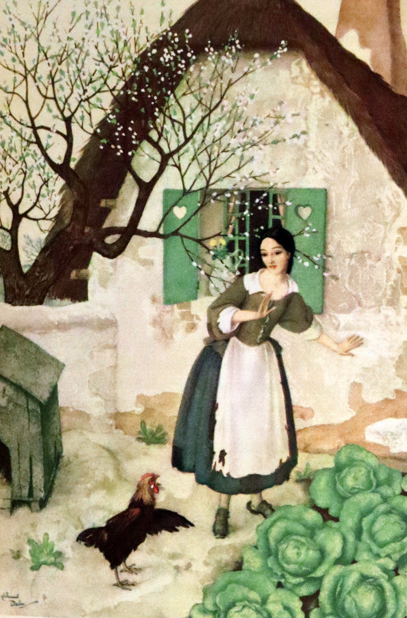 1928 Rare First Limited Signed Edition bound in Morocco - A Fairy Garland Being Fairy Tales from the Old French by Edmund Dulac.