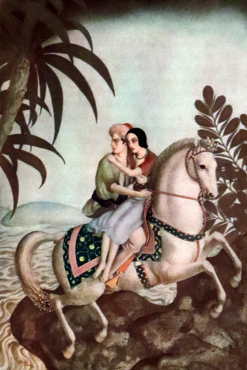 1928 Rare First Limited Signed Edition bound in Morocco - A Fairy Garland Being Fairy Tales from the Old French by Edmund Dulac.