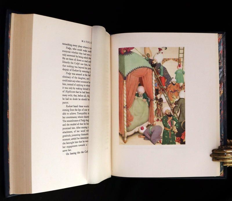 1928 Rare First Limited Signed Edition bound in Morocco - A Fairy Garland Being Fairy Tales from the Old French by Edmund Dulac.