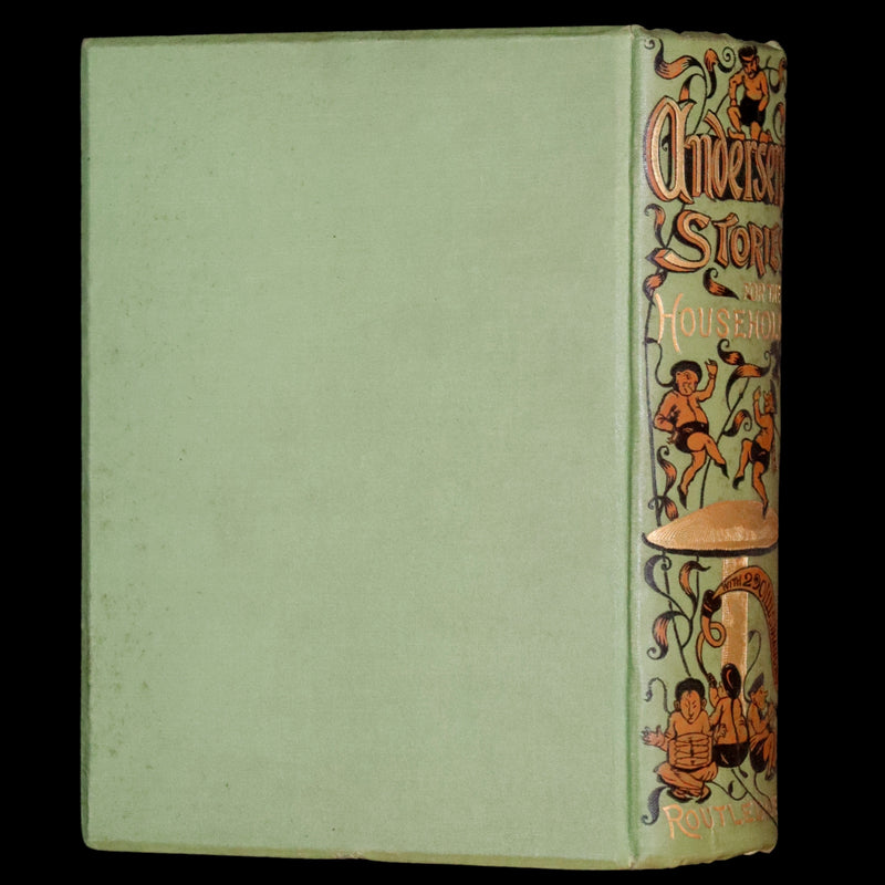 1890 Scarce Victorian Book - Andersen's FAIRY TALES. Stories for the Household. Illustrated.