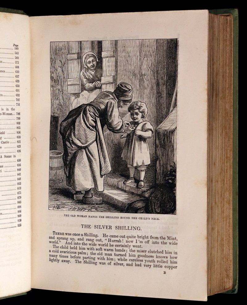 1890 Scarce Victorian Book - Andersen's FAIRY TALES. Stories for the Household. Illustrated.