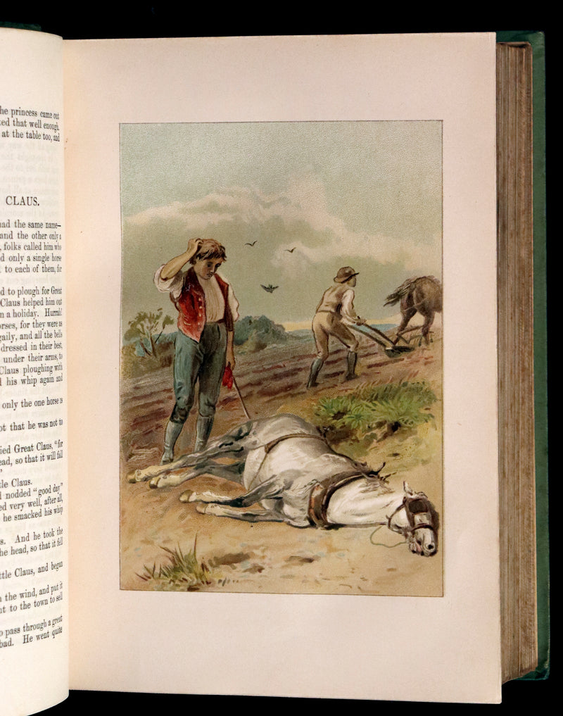 1890 Scarce Victorian Book - Andersen's FAIRY TALES. Stories for the Household. Illustrated.