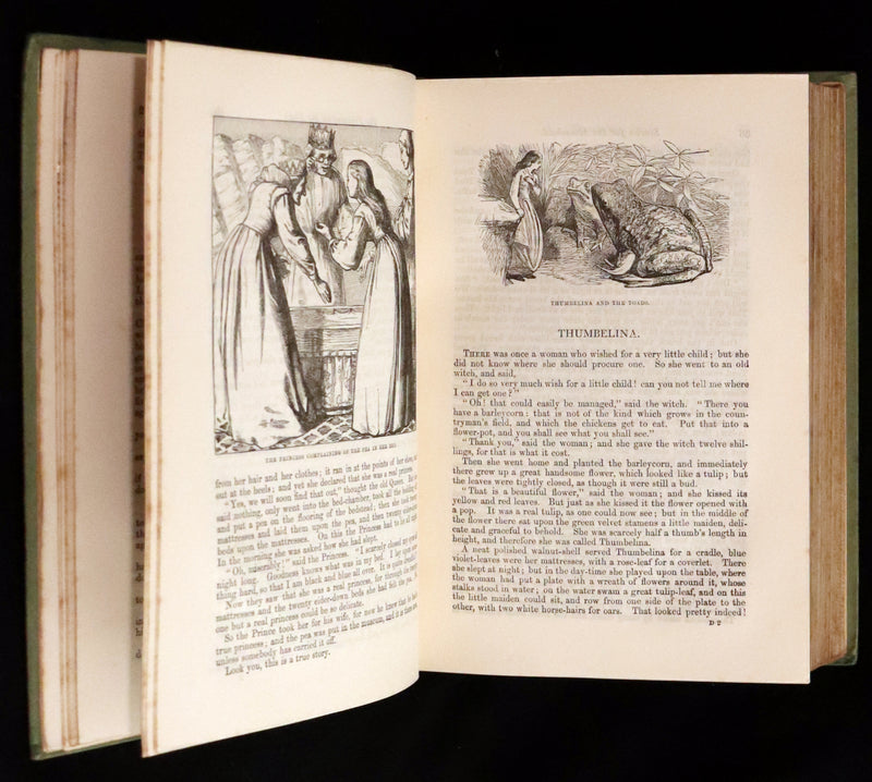 1890 Scarce Victorian Book - Andersen's FAIRY TALES. Stories for the Household. Illustrated.