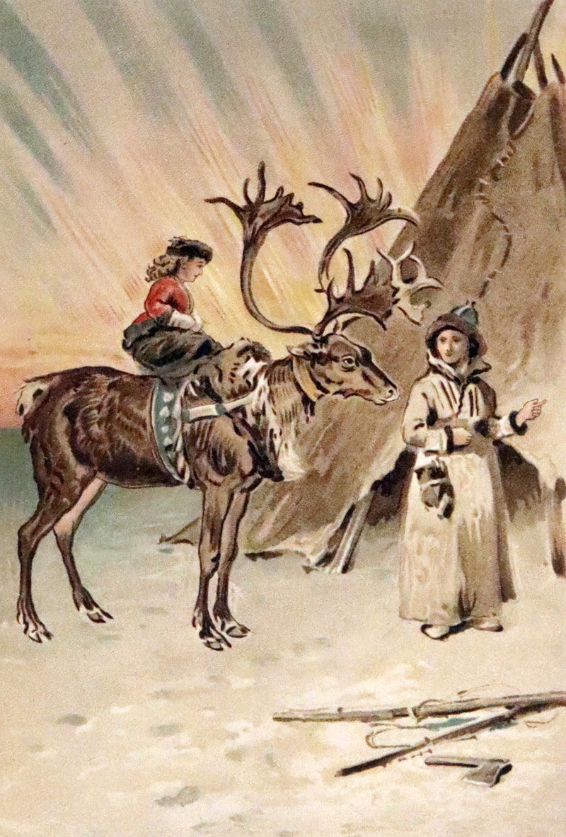 1890 Scarce Victorian Book - Andersen's FAIRY TALES. Stories for the Household. Illustrated.