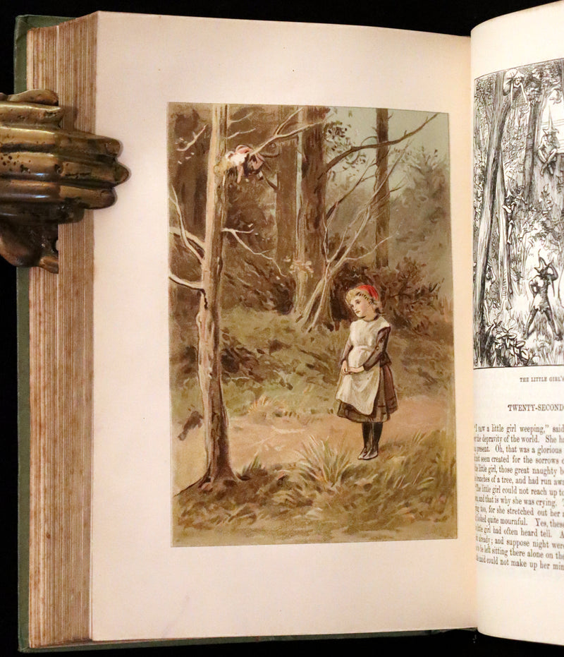 1890 Scarce Victorian Book - Andersen's FAIRY TALES. Stories for the Household. Illustrated.