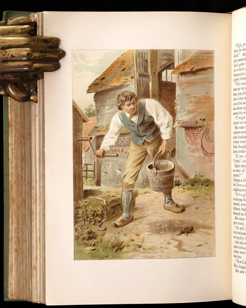 1890 Scarce Victorian Book - Andersen's FAIRY TALES. Stories for the Household. Illustrated.