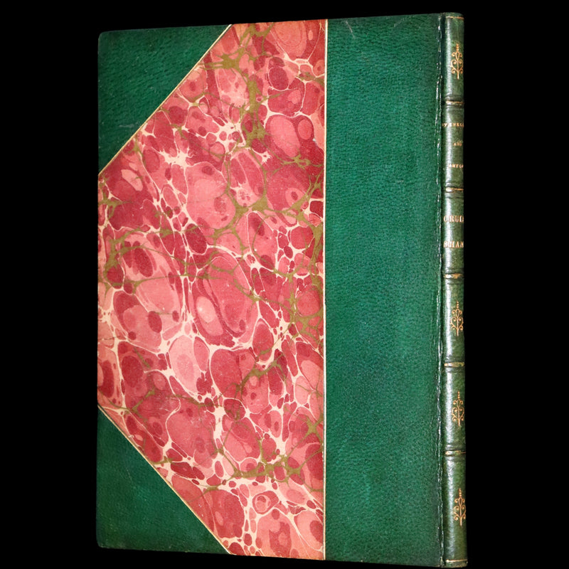 1858 Rare First Edition - Stenelaus and Amylda, A Christmas Legend for Children of a Larger Growth, Illustrated by Cruikshank.