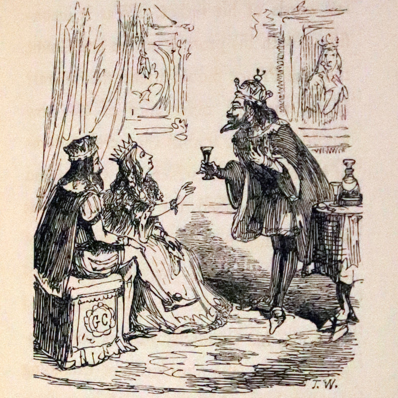 1858 Rare First Edition - Stenelaus and Amylda, A Christmas Legend for Children of a Larger Growth, Illustrated by Cruikshank.