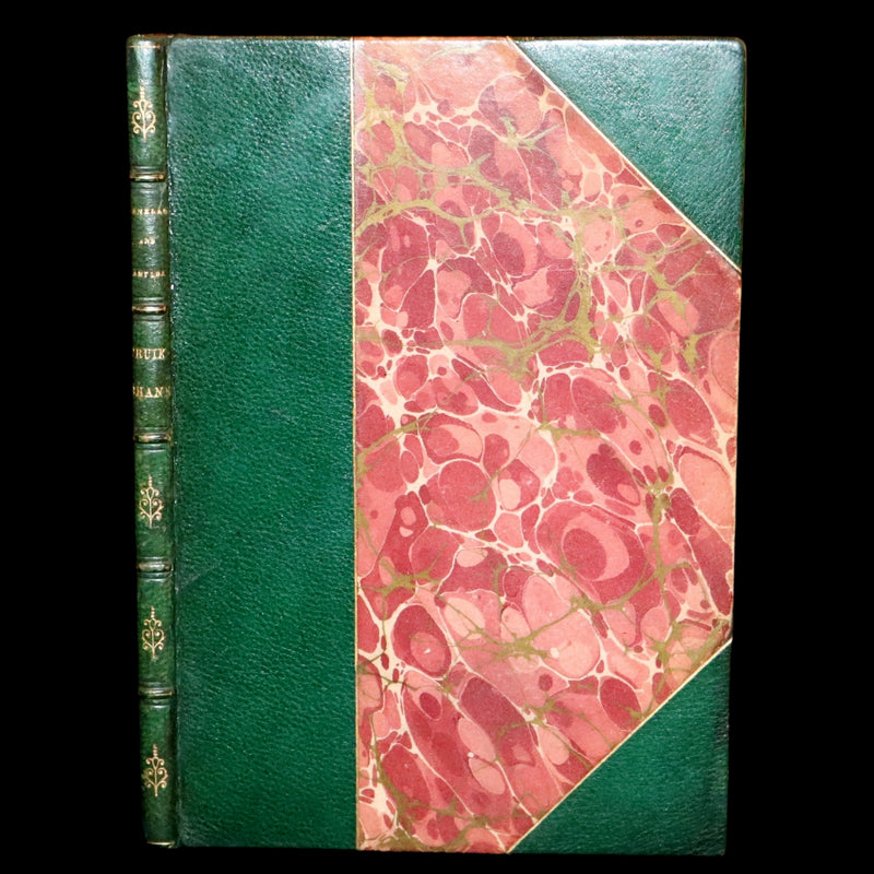 1858 Rare First Edition - Stenelaus and Amylda, A Christmas Legend for Children of a Larger Growth, Illustrated by Cruikshank.