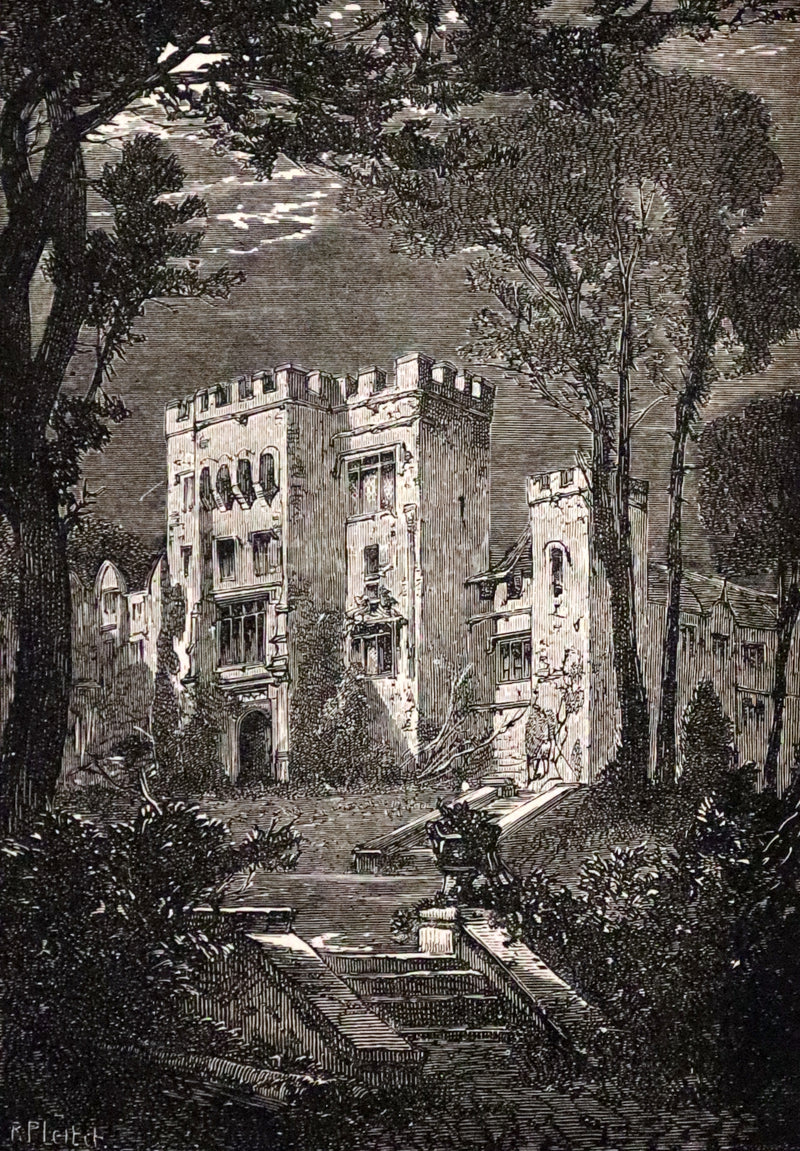 1897 Rare  Book - Haunted Homes and Family Legends of Great Britain. First Illustrated Edition.