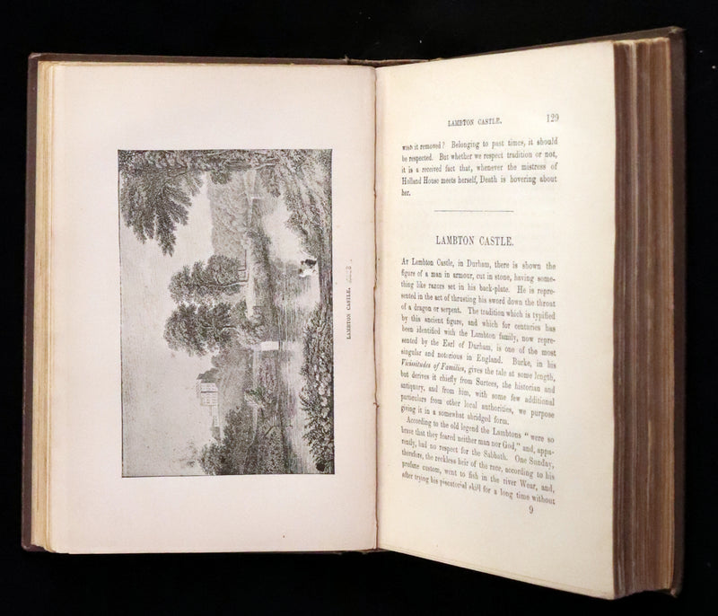 1897 Rare  Book - Haunted Homes and Family Legends of Great Britain. First Illustrated Edition.