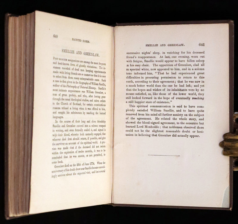 1897 Rare  Book - Haunted Homes and Family Legends of Great Britain. First Illustrated Edition.