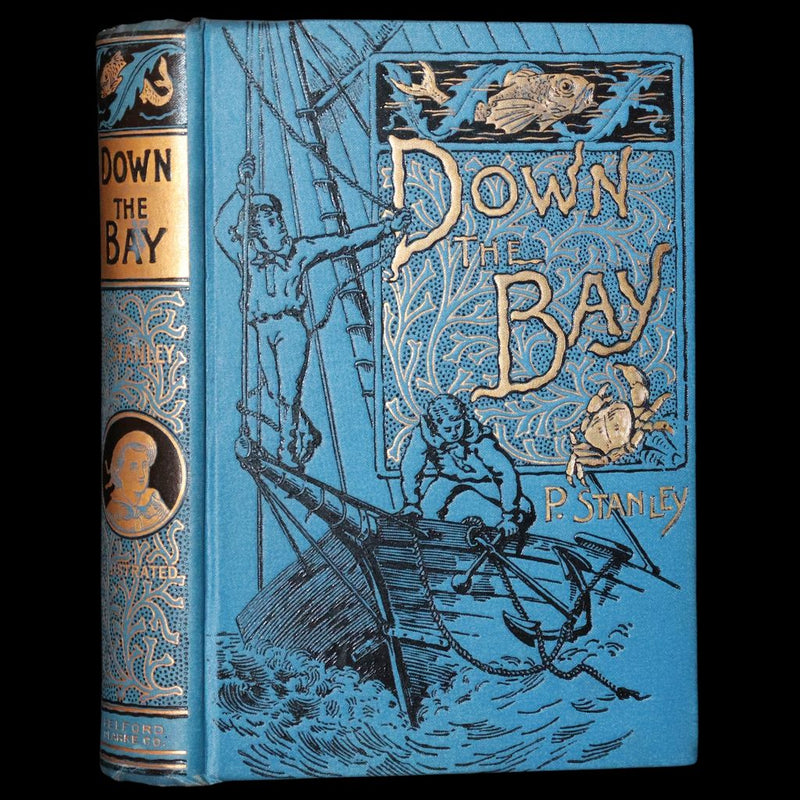 1890 Rare First Edition - Down the Bay or Joe and I on Salt Water, Illustrated.