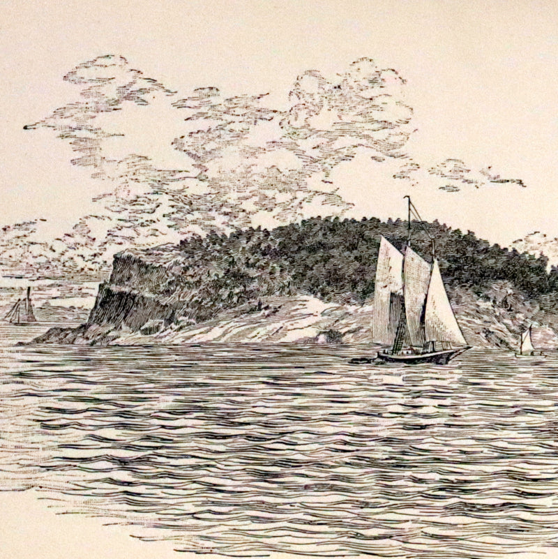 1890 Rare First Edition - Down the Bay or Joe and I on Salt Water, Illustrated.