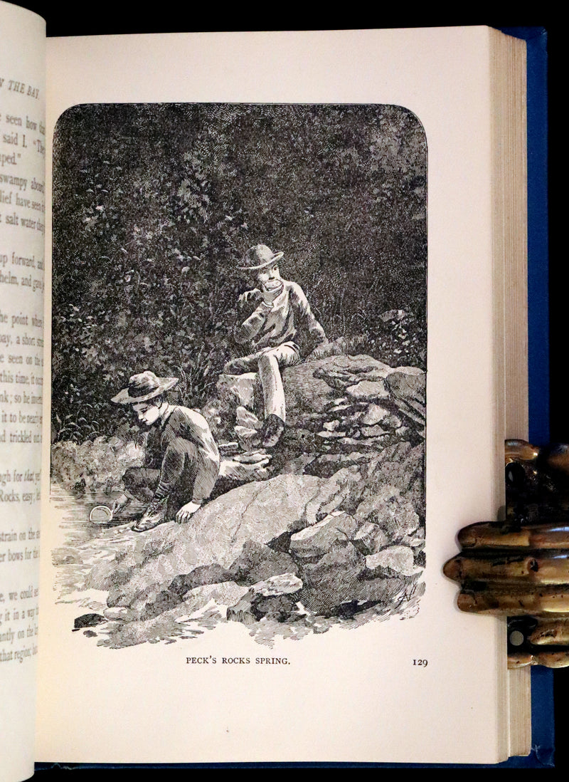 1890 Rare First Edition - Down the Bay or Joe and I on Salt Water, Illustrated.