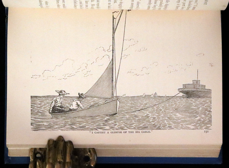 1890 Rare First Edition - Down the Bay or Joe and I on Salt Water, Illustrated.