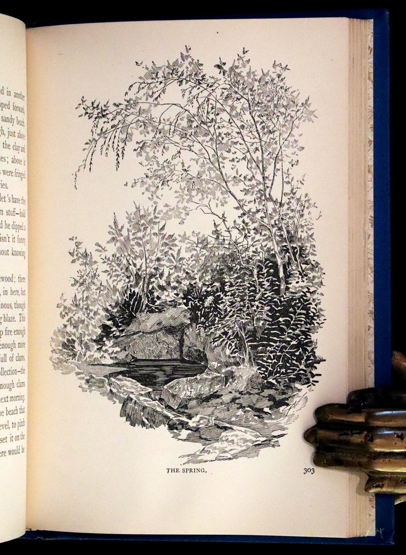 1890 Rare First Edition - Down the Bay or Joe and I on Salt Water, Illustrated.