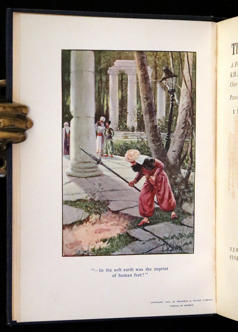 1902 Rare First De Luxe Edition Illustrated in color - The Last American by John Ames Mitchell.