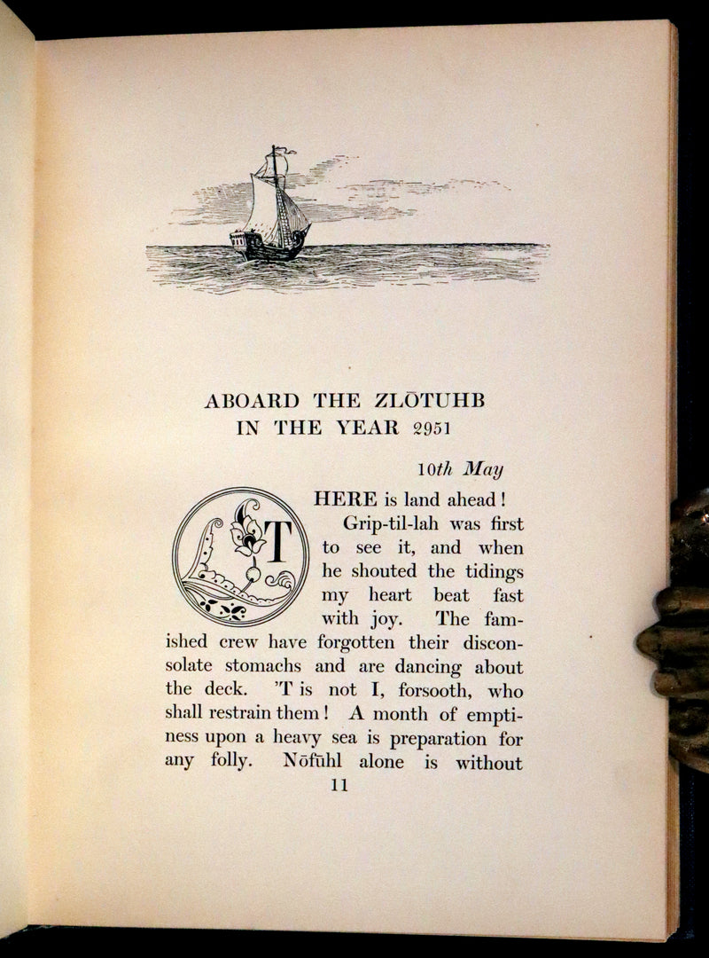 1902 Rare First De Luxe Edition Illustrated in color - The Last American by John Ames Mitchell.