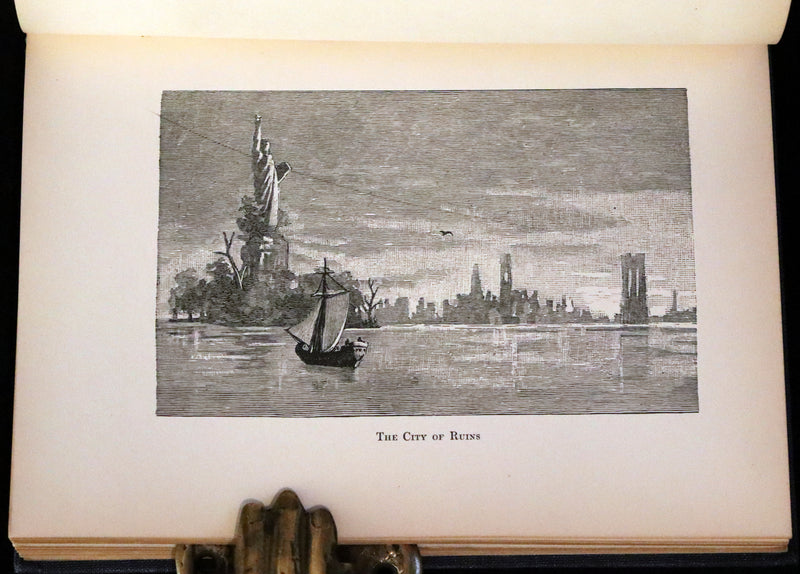 1902 Rare First De Luxe Edition Illustrated in color - The Last American by John Ames Mitchell.