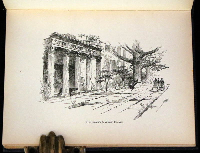 1902 Rare First De Luxe Edition Illustrated in color - The Last American by John Ames Mitchell.
