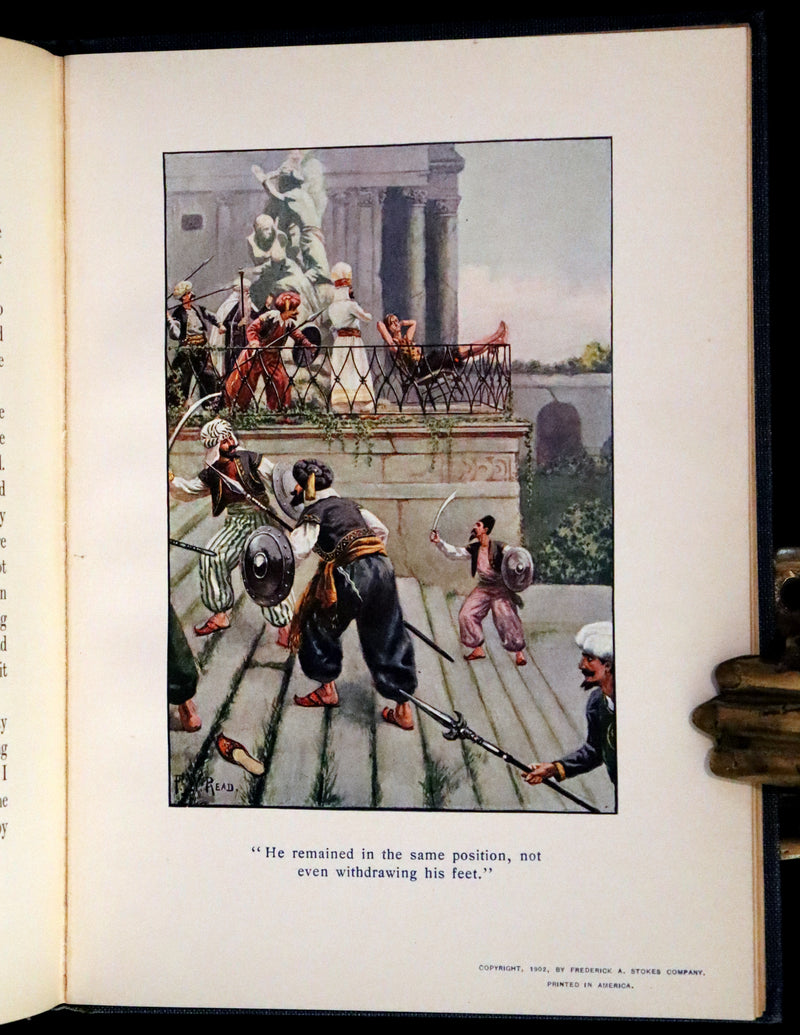 1902 Rare First De Luxe Edition Illustrated in color - The Last American by John Ames Mitchell.
