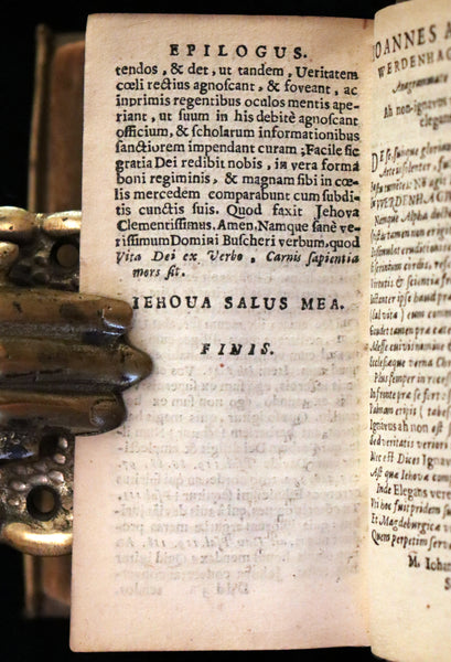 1632 Rare Latin Vellum Philosophy Book - Von Werdenhagen's Universal Introduction to All Republics, or General Politics.