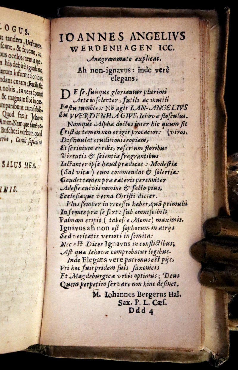 1632 Rare Latin Vellum Philosophy Book - Von Werdenhagen's Universal Introduction to All Republics, or General Politics.