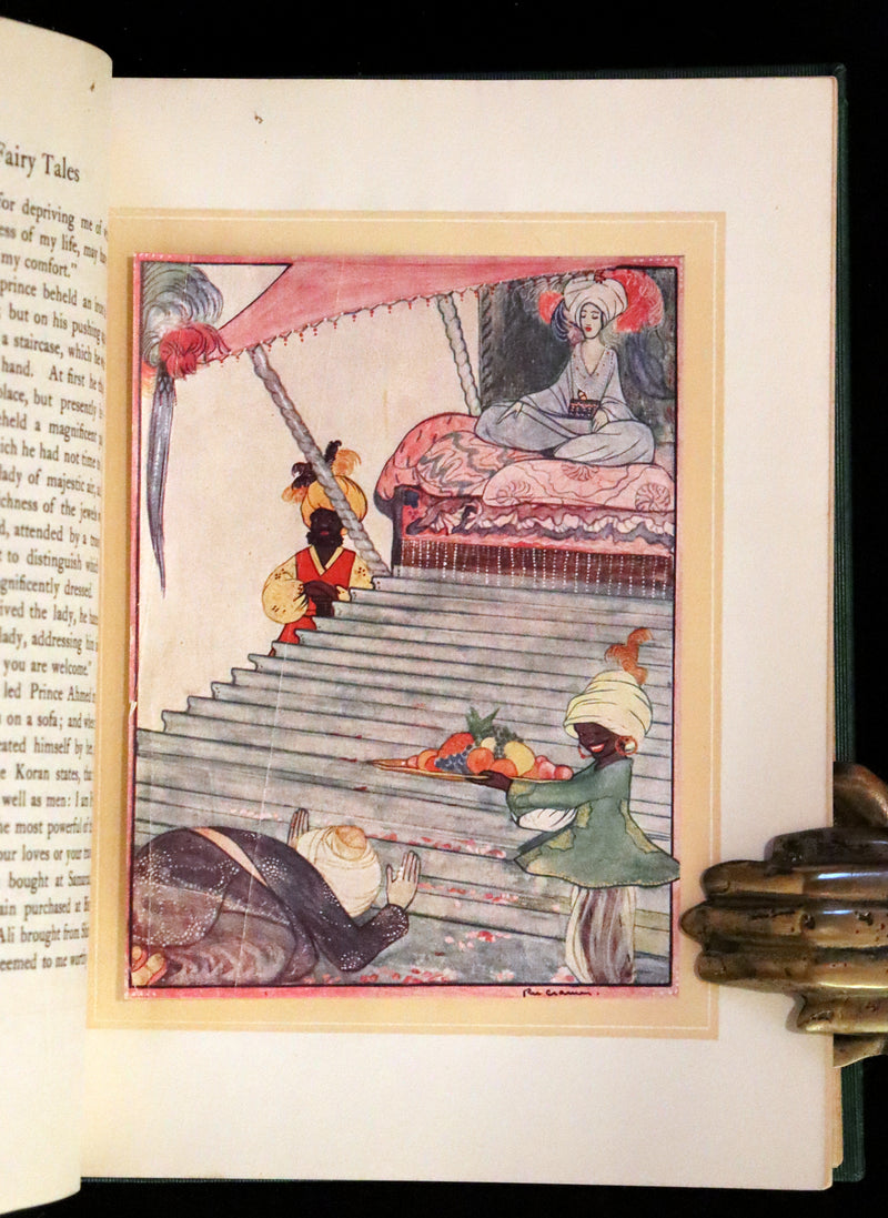 1923 Rare Book - Oriental Fairy Tales illustrated in color by Rie Cramer.