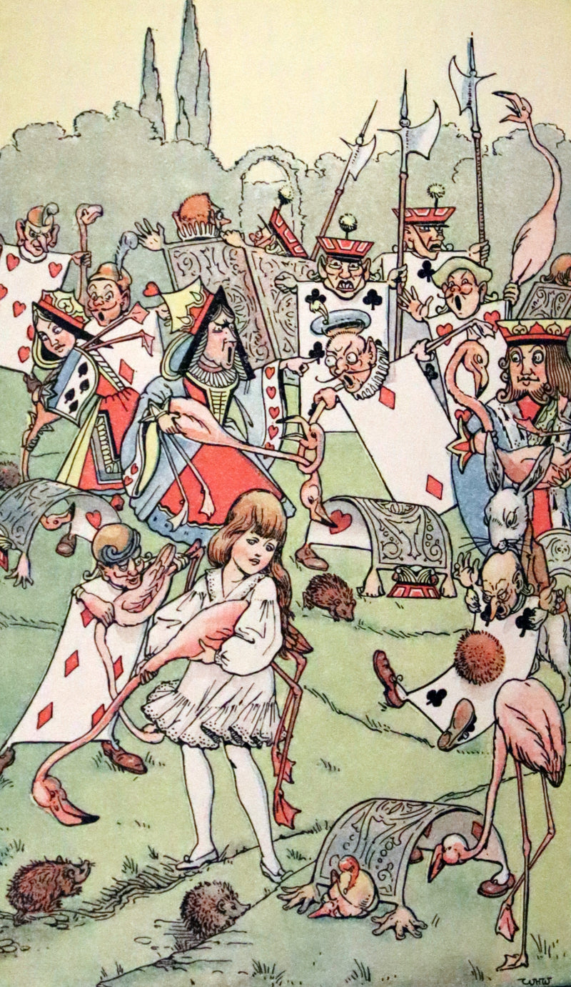 1925 Rare Edition with Dust Jacket - Alice's Adventures in Wonderland Illustrated by William Henry Walker.