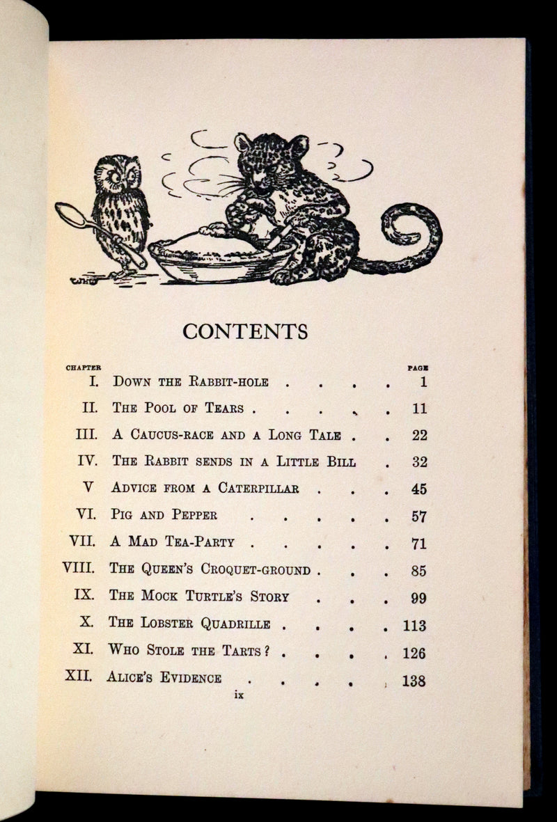 1925 Rare Edition with Dust Jacket - Alice's Adventures in Wonderland Illustrated by William Henry Walker.