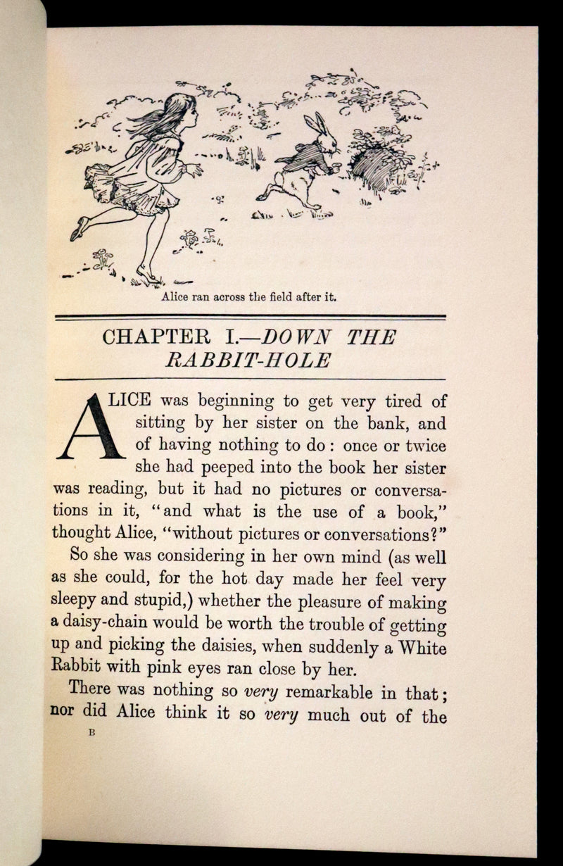 1925 Rare Edition with Dust Jacket - Alice's Adventures in Wonderland Illustrated by William Henry Walker.