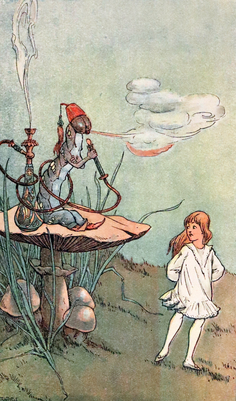 1925 Rare Edition with Dust Jacket - Alice's Adventures in Wonderland Illustrated by William Henry Walker.